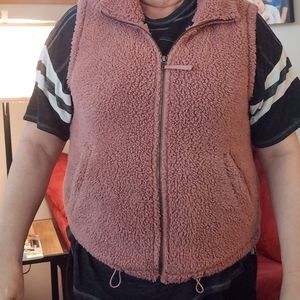 SO Pink Sherpa Vest